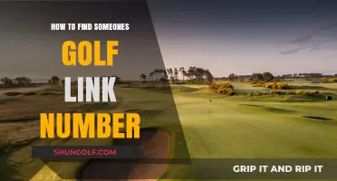 Discovering a Golfer's Link Number: A Step-by-Step Guide