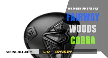 Finding Cobra Golf Fairway Woods Specs: A Comprehensive Guide