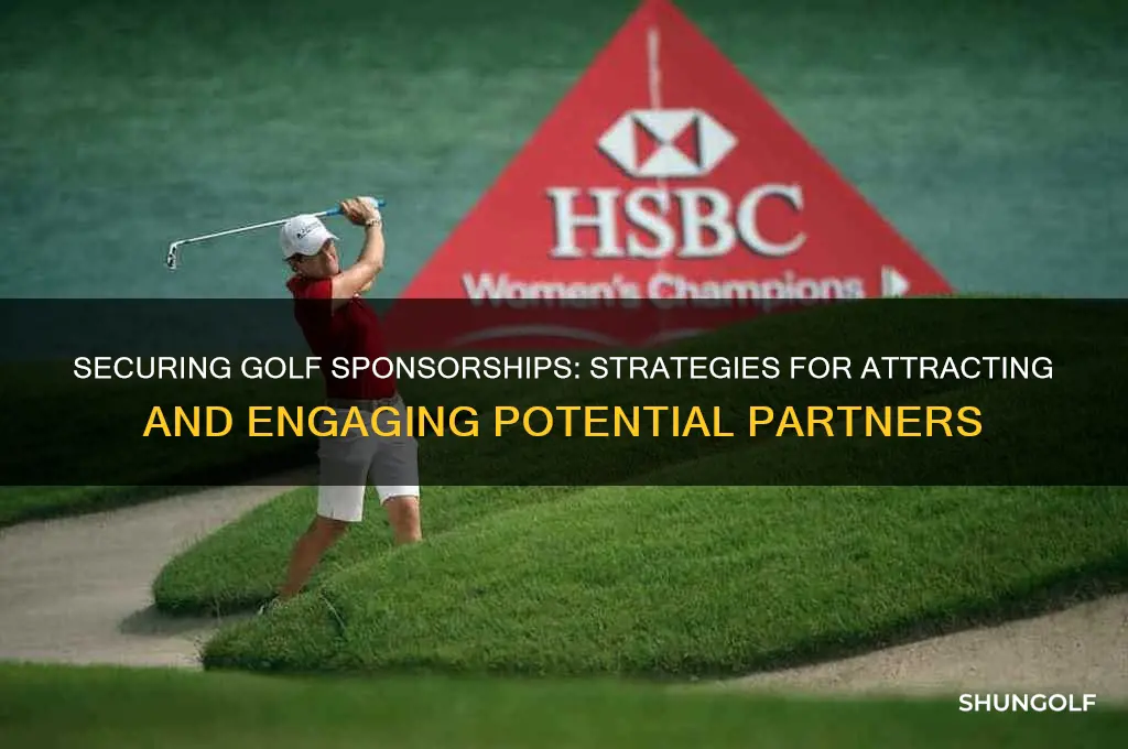 how to find sponsors for a golfer