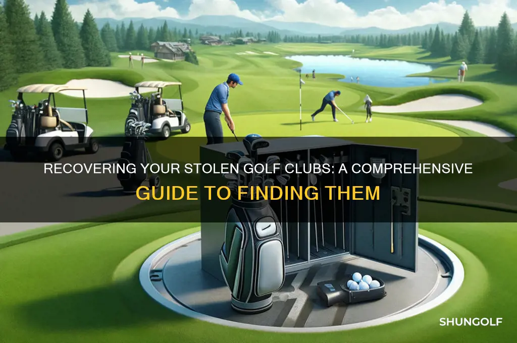 how to find stolen golf clubs