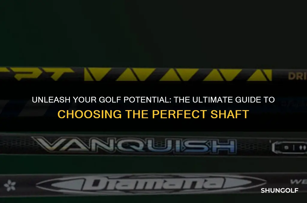 how to find the perfect golf shaft