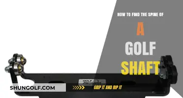Unveiling the Secrets: Locating the Spine of a Golf Shaft