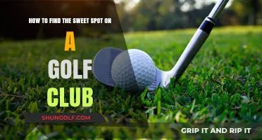 Mastering Your Swing: Locating the Golf Club's Sweet Spot
