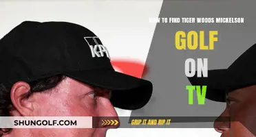 Where to Watch Tiger Woods vs. Mickelson Golf Matches on TV