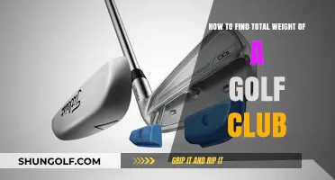 Mastering Golf Club Weight: A Comprehensive Guide to Finding Total Mass
