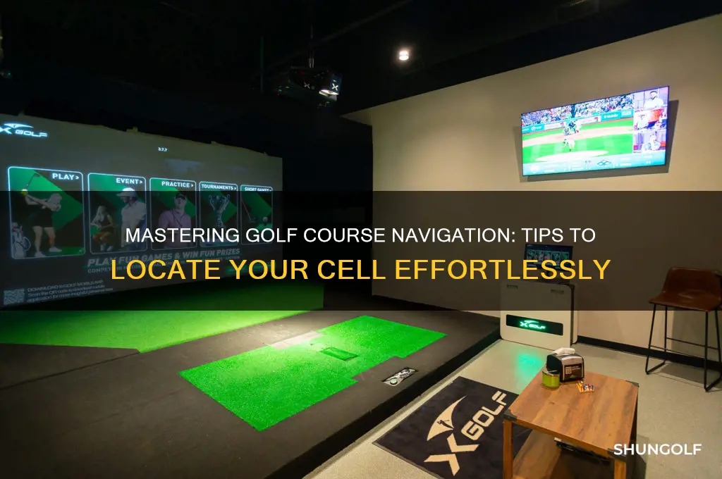 how to find your cell in golf