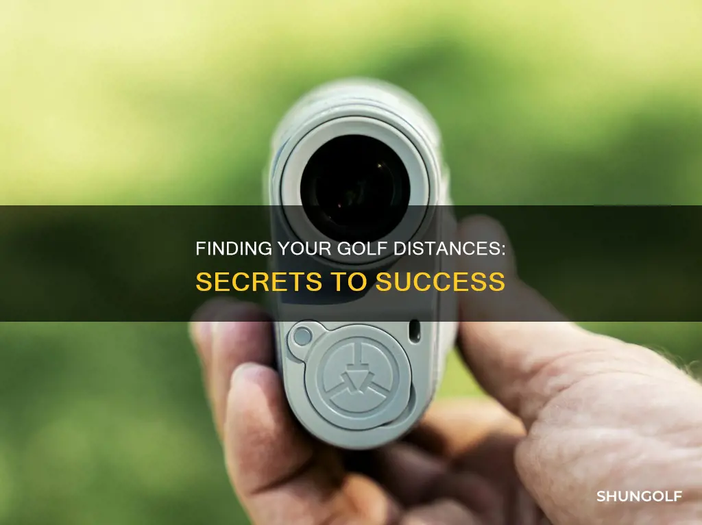 how to find your golf distances