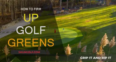 Firming Golf Greens: Secrets to Success