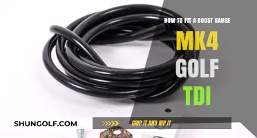 Boost Gauge Installation Guide for MK4 Golf TDI: Step-by-Step