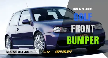Step-by-Step Guide to Installing a MK4 Golf Front Bumper