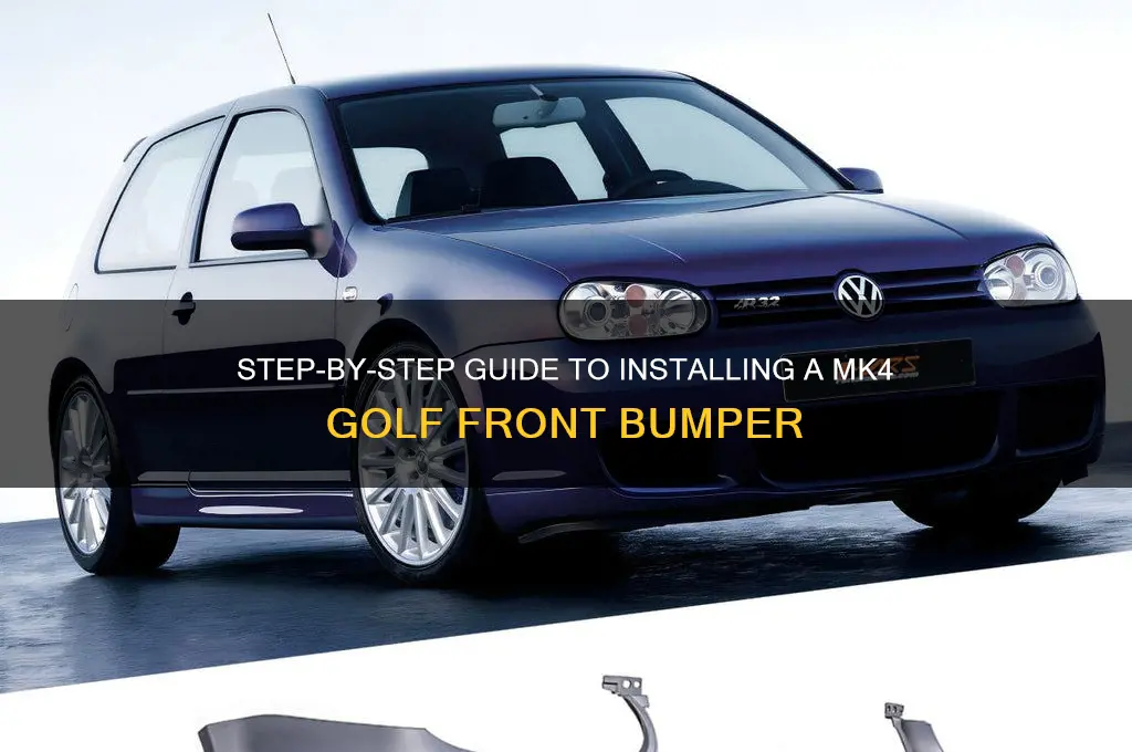 how to fit a mk4 golf front bumper