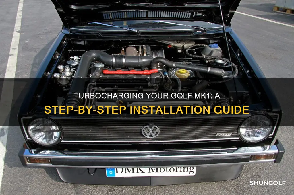 how to fit a turbo on a golf mk1