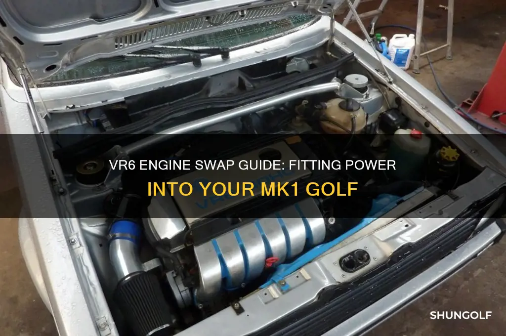 how to fit a vr6 engine in a mk1 golf