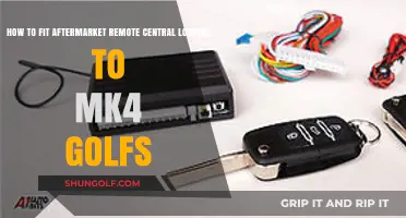 Upgrade Your MK4 Golf: Easy Aftermarket Remote Central Locking Installation Guide