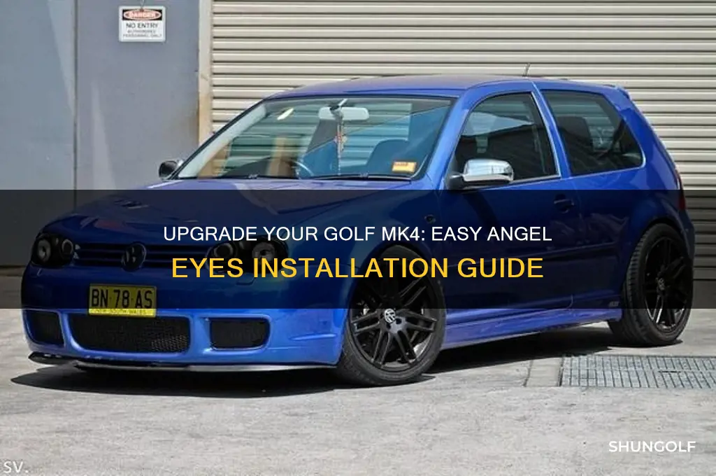 how to fit angel eyes golf mk4