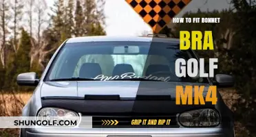 Easy Guide to Installing a Bonnet Bra on Your Golf MK4