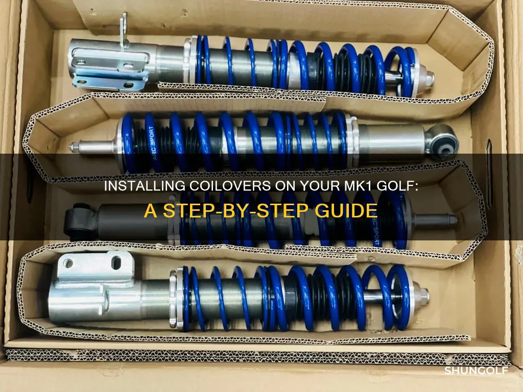 how to fit coilovers mk1 golf