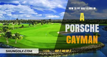 Fitting Golf Clubs in a Porsche Cayman: A Practical Guide