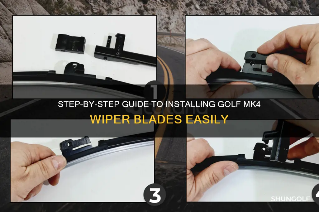how to fit golf mk4 wiper blades