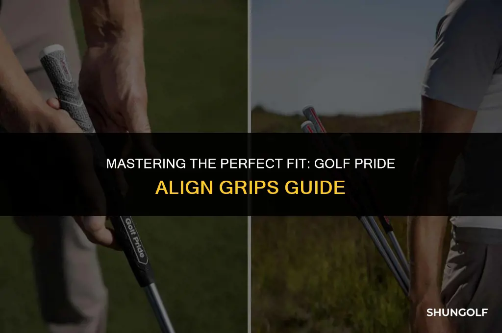how to fit golf pride align grips