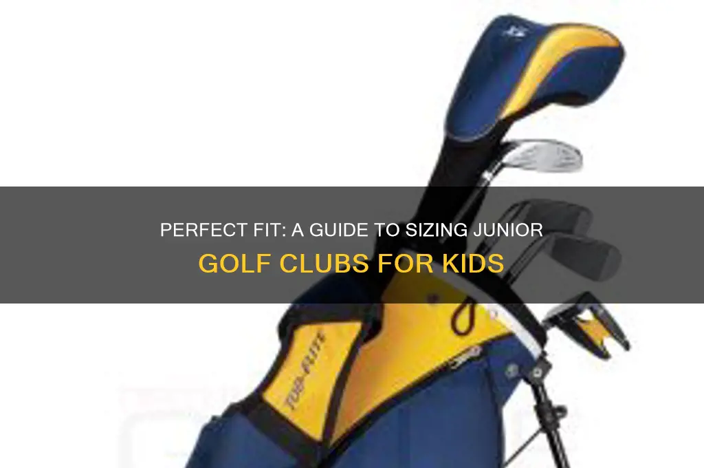how to fit jr golf clubs
