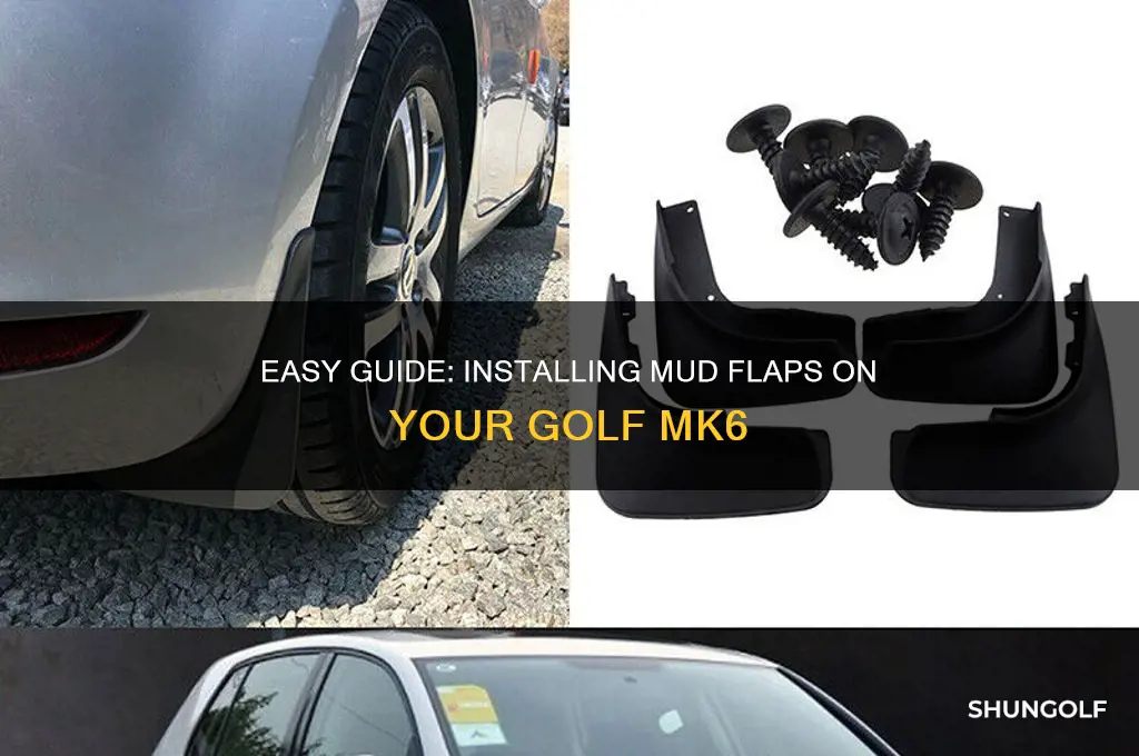 how to fit mud flaps to golf mk6