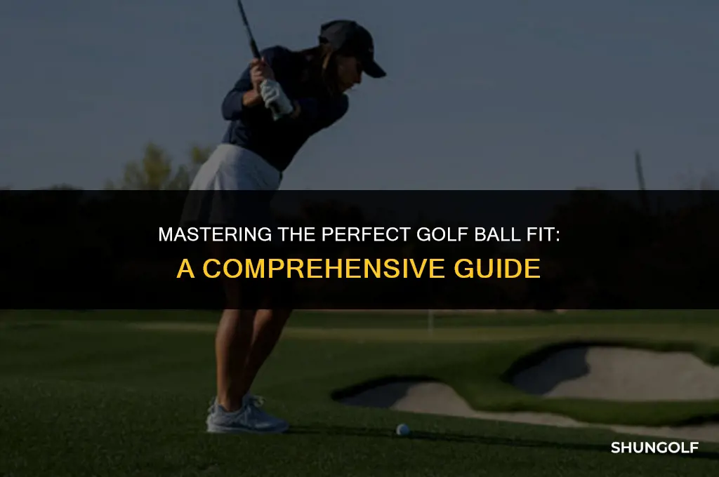 how to fit yourself for a golf ball