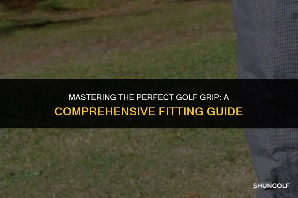 how to fit yourself for golf grips