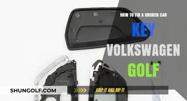 Fixing a Broken Volkswagen Golf Car Key: Step-by-Step Repair Guide