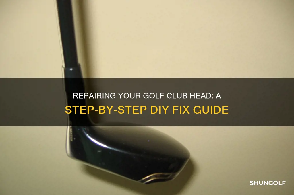 how to fix a broken golf club head