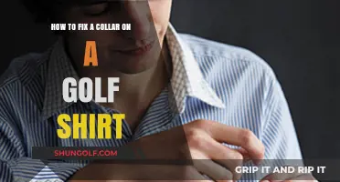 Quick Fix: Repairing a Loose Collar on Your Golf Shirt