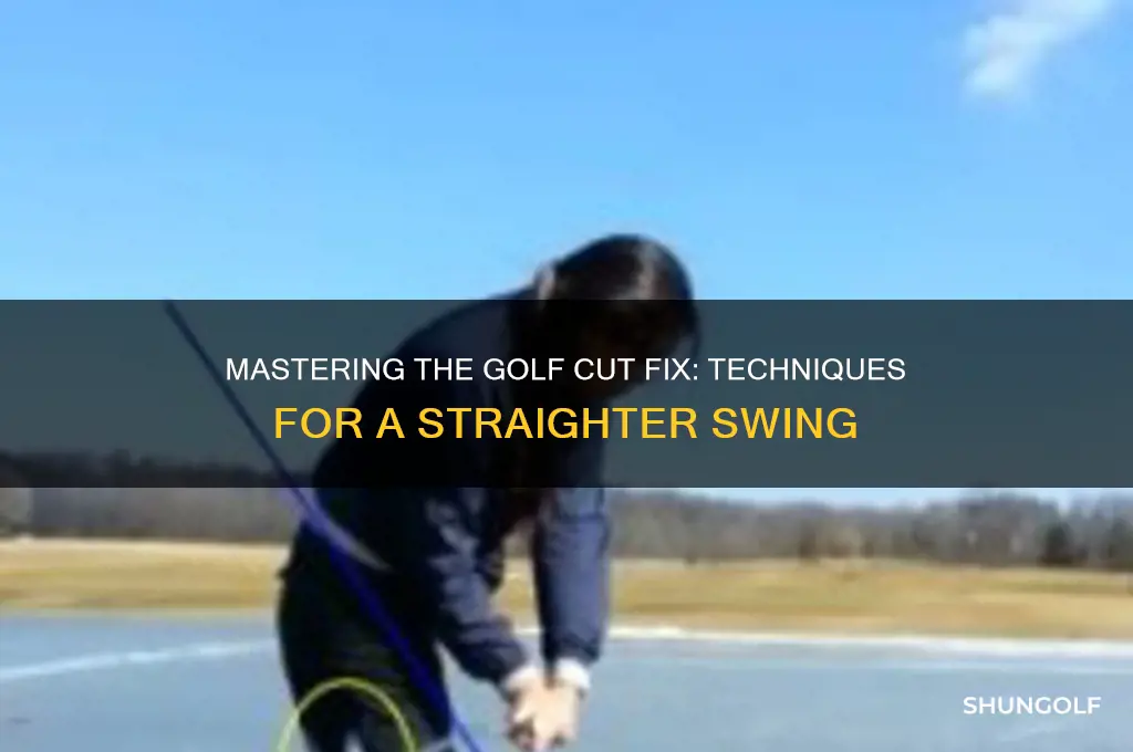 how to fix a cut in golf
