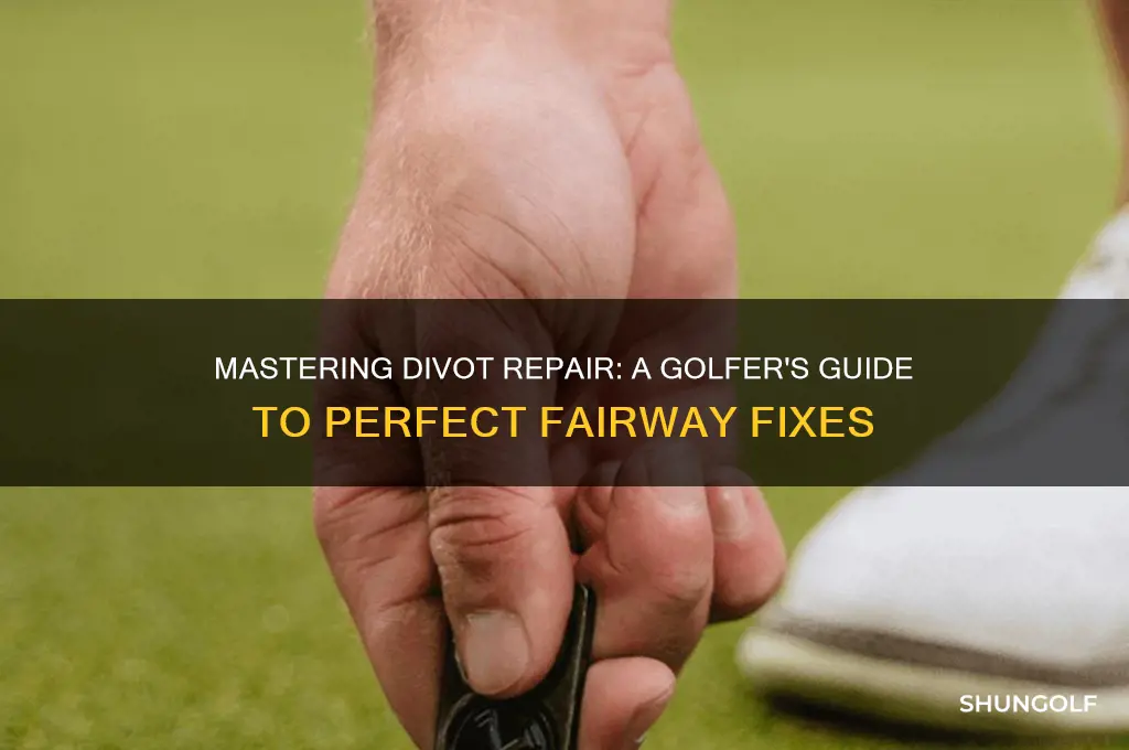 how to fix a divot in golf