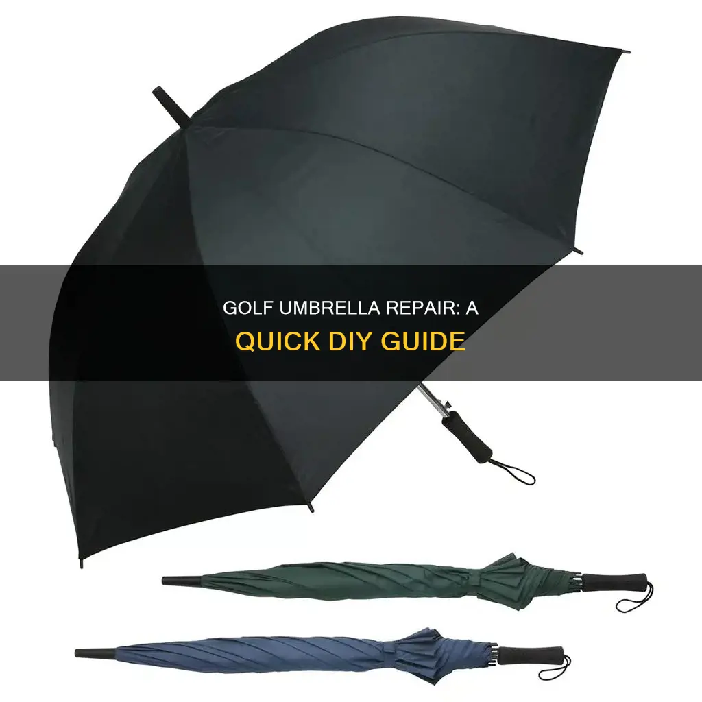 how to fix a golf umbrella