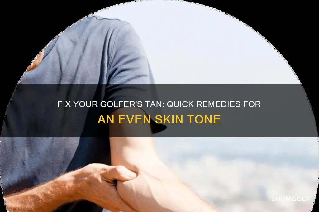 how to fix a golfer