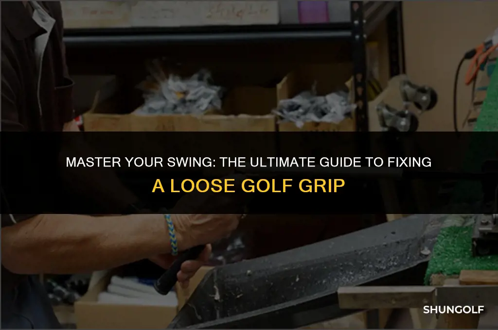 how to fix a loose golf grip