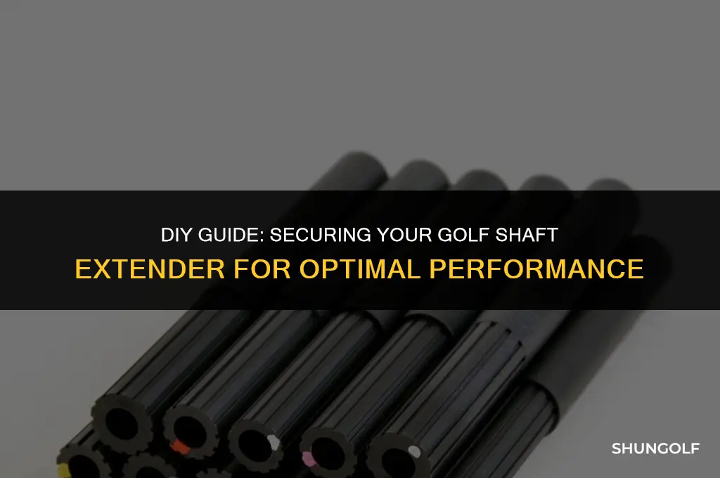 how to fix a loose golf shaft extender