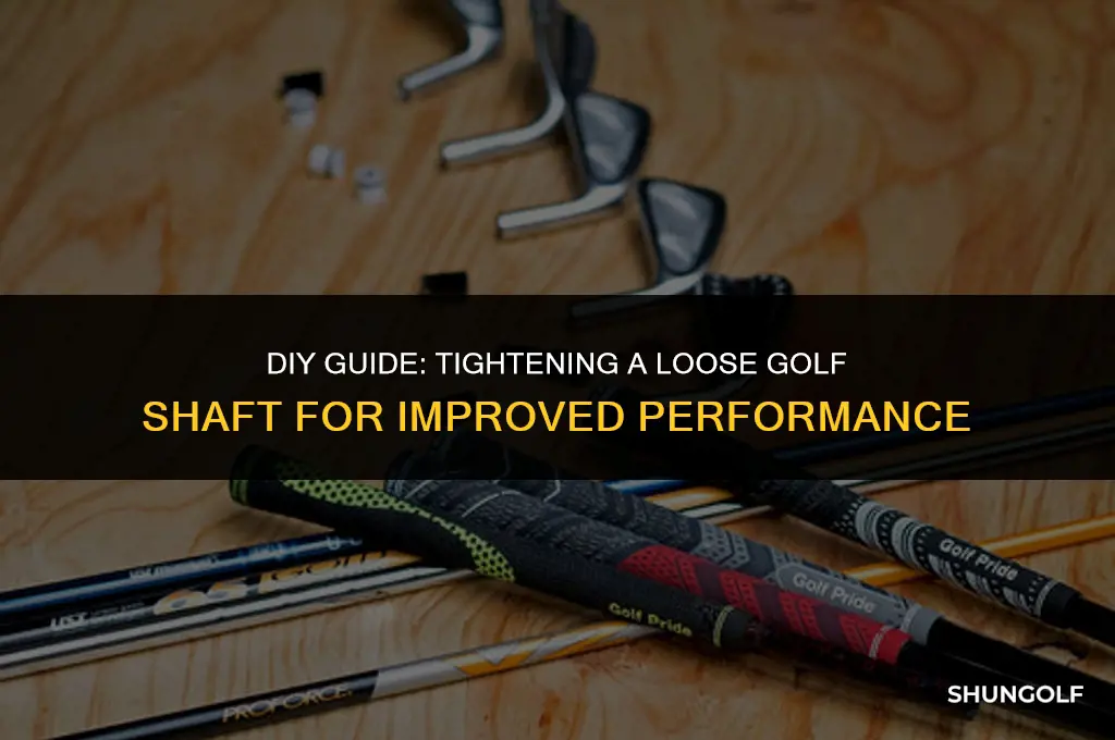 how to fix a loose golf shaft