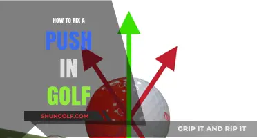 Mastering the Fix: Correcting a Push in Your Golf Swing