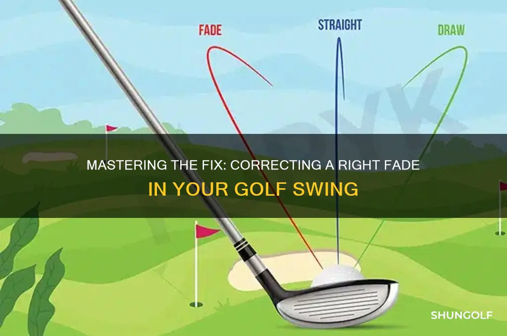 how to fix a right fade in golf