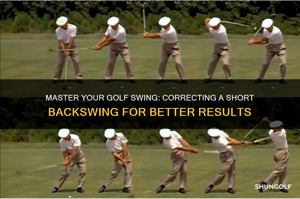 how to fix a short backswing in golf