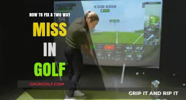 Mastering Consistency: Effective Fixes for a Two-Way Miss in Golf