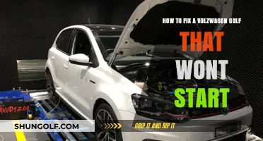 Reviving Your Ride: Troubleshooting a Volkswagen Golf That Won't Start