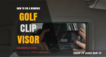 Quick DIY Guide: Repairing Your Women's Golf Clip Visor Easily
