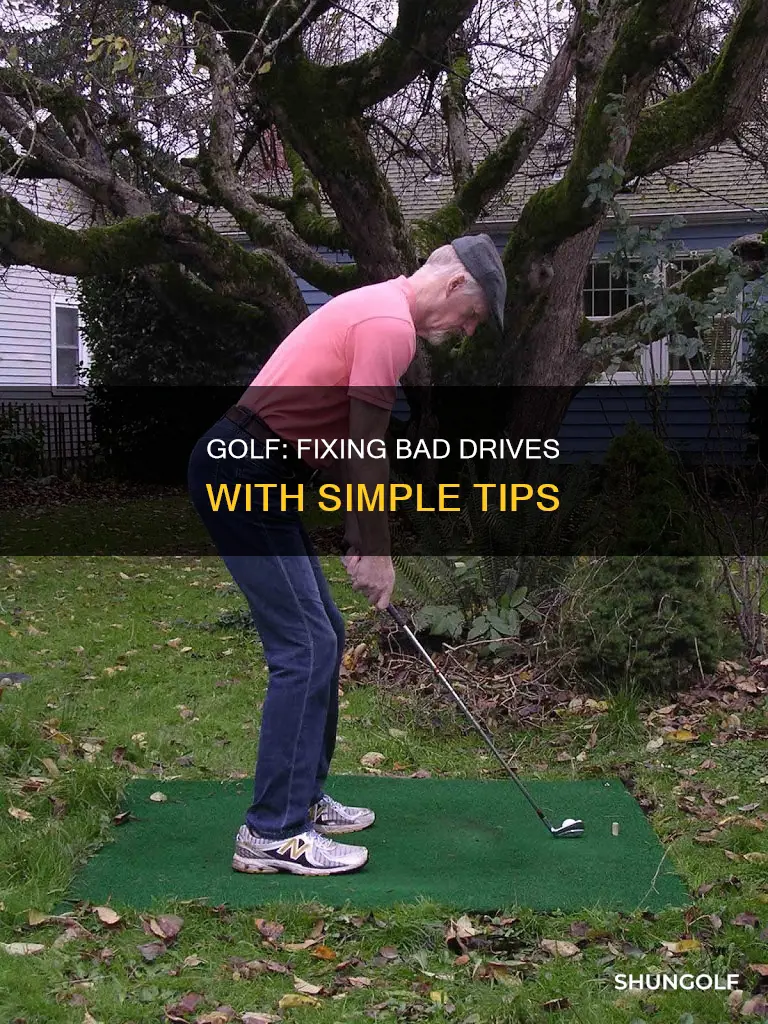 how to fix bad drivers golf