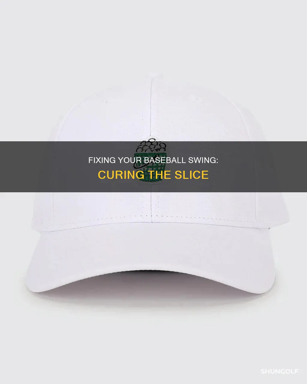 how to fix baseball golf slice