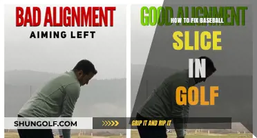 Mastering the Fix: Eliminate Baseball Slice in Your Golf Swing