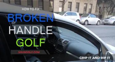 Golf Club Repair: Fix Your Broken Handle Like a Pro