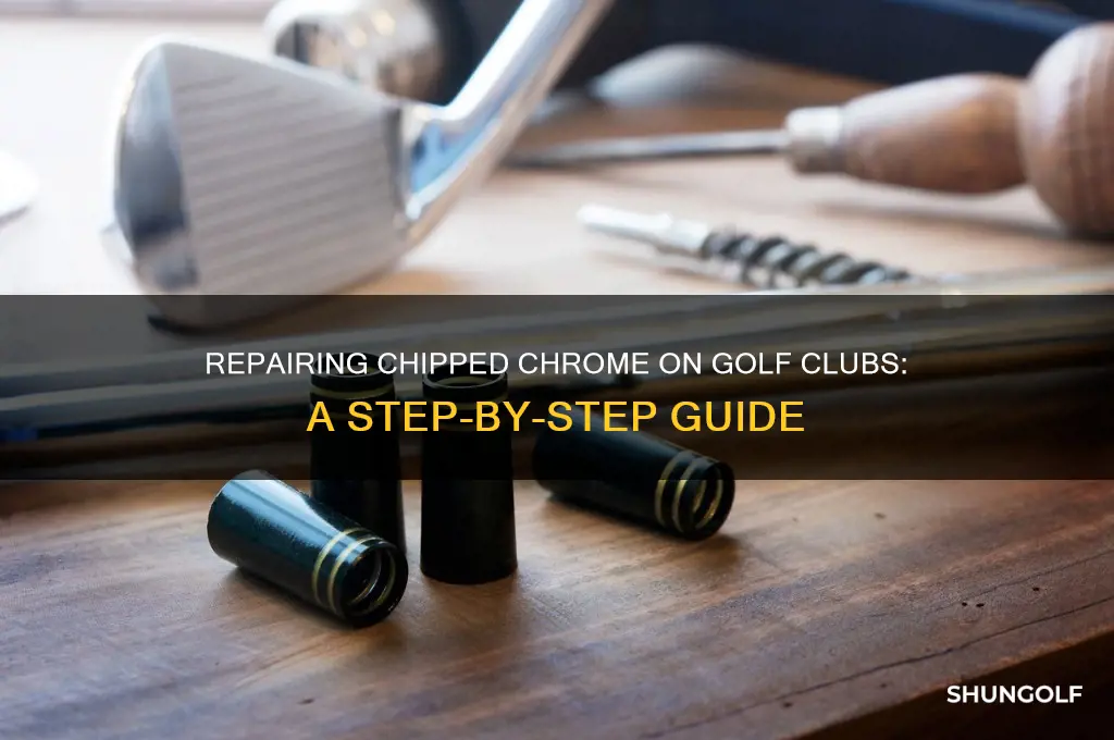 how to fix chipped golf clubs chrome
