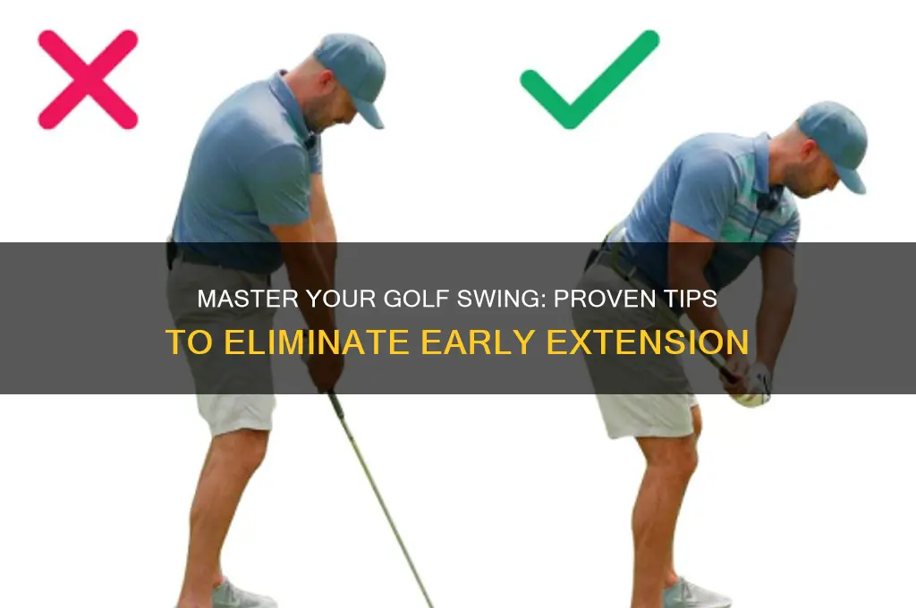 how to fix early extension in golf